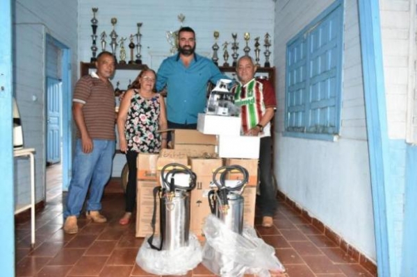 Mirandão entrega equipamentos para ações de combate à malária e dengue em Costa Marques